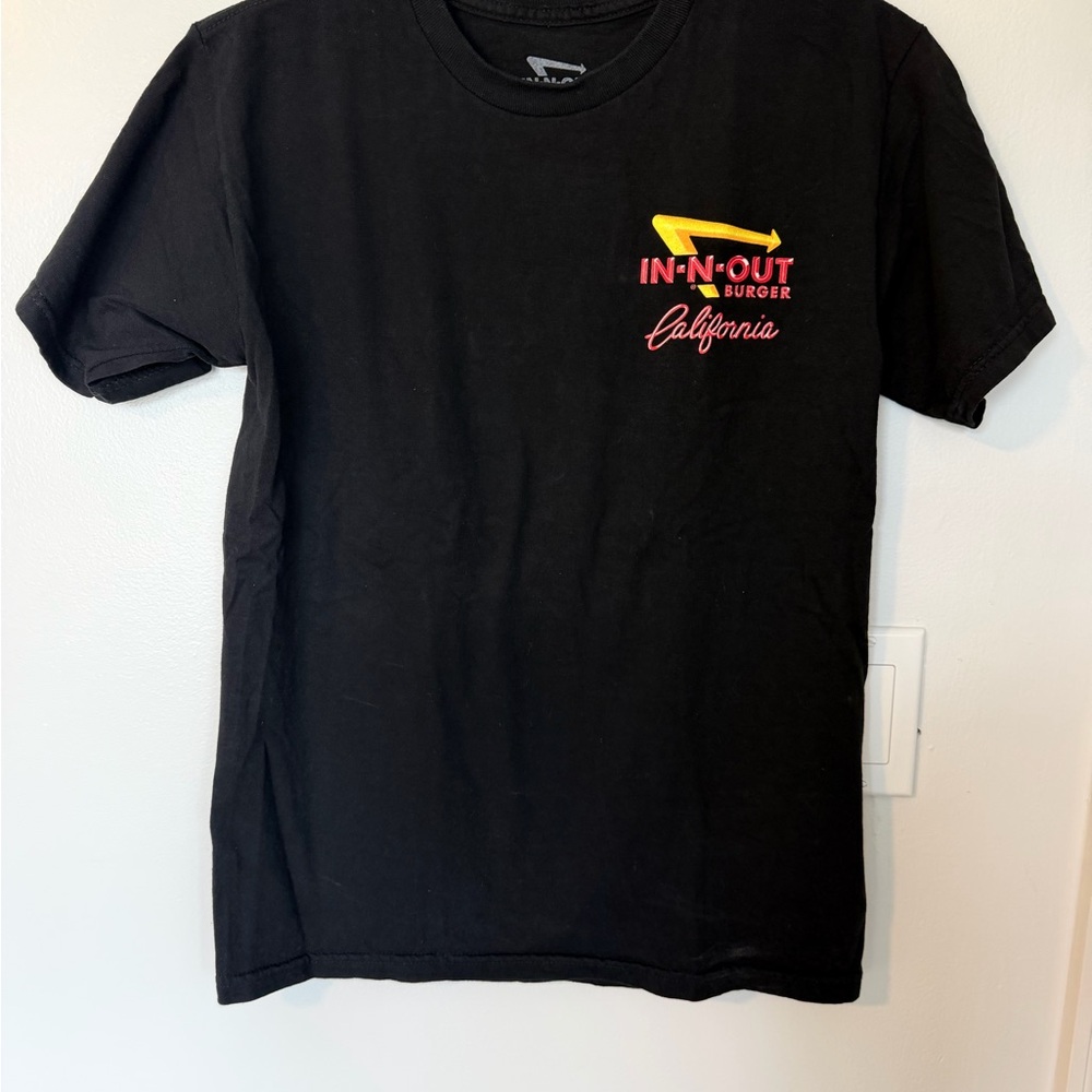 In-N-Out Black Short Sleeve Logo Tee